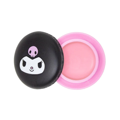 Kuromi Macaron Lip Balm, Raspberry Cream Puff