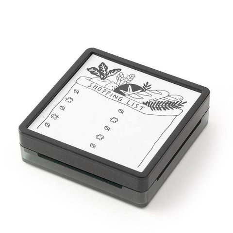 Paintable Pre-inked Stamp, Shopping List