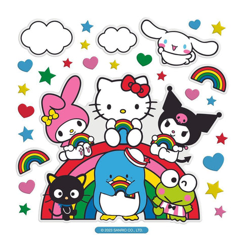 Hello Kitty + Friends Rainbow Pals Super Big Puffy Sticker