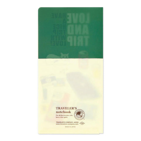 TRAVELER'S notebook, Regular Size, LOVE AND TRIP Clear Folder