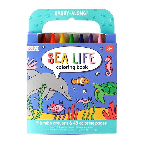 Sea Life Carry Along! Coloring Book
