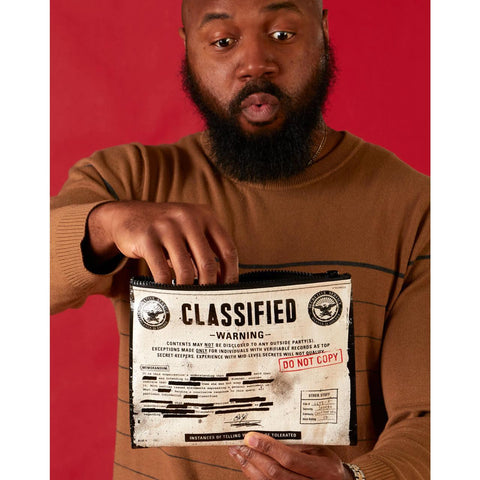Classified Zipper Pouch