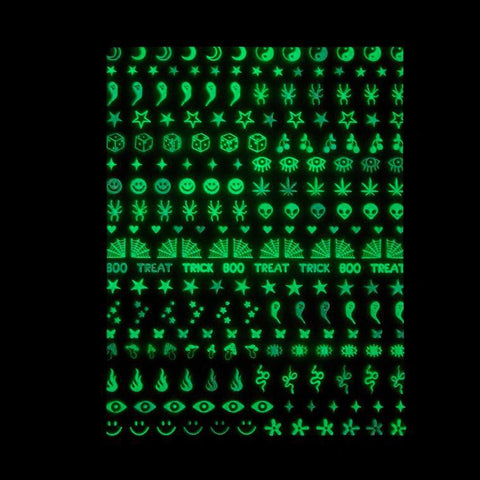 Glow Nail Art Stickers