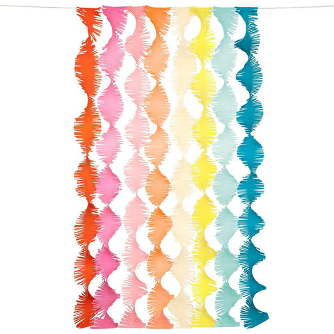 Rainbow Twisty Fringe Backdrop