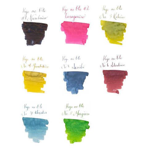 Kyo-no-oto Fountain Pen Inks