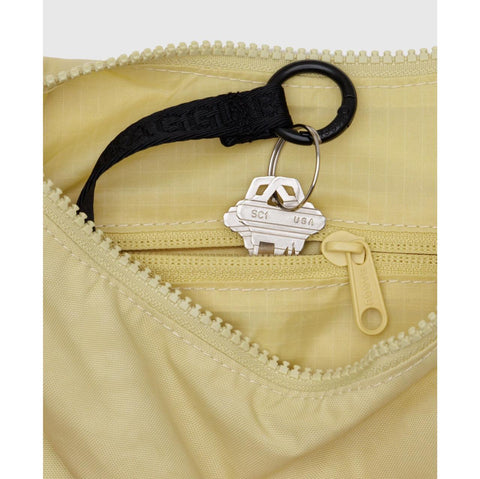 Small Nylon Crescent Bag: Butter