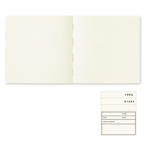 MD Thick A5 Square Blank Notebook