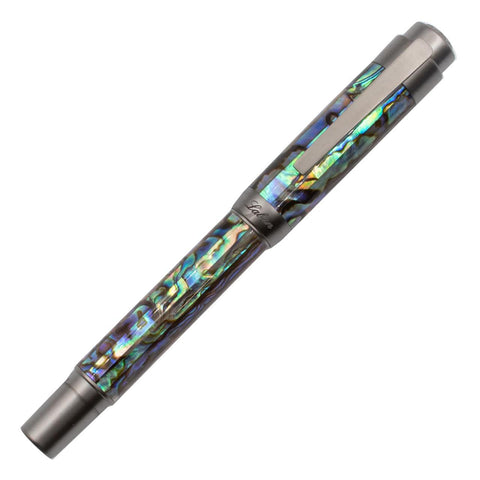 Laban Abalone Fountain Pen, Gun Metal Trim
