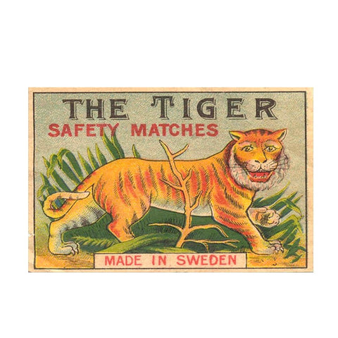 Vintage Tiger Matchboxes