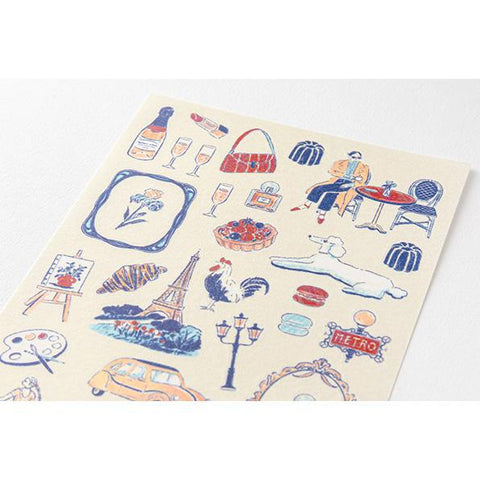 French Motifs Sticker Sheet