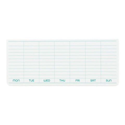 Sticky Memo Pad, Weekly