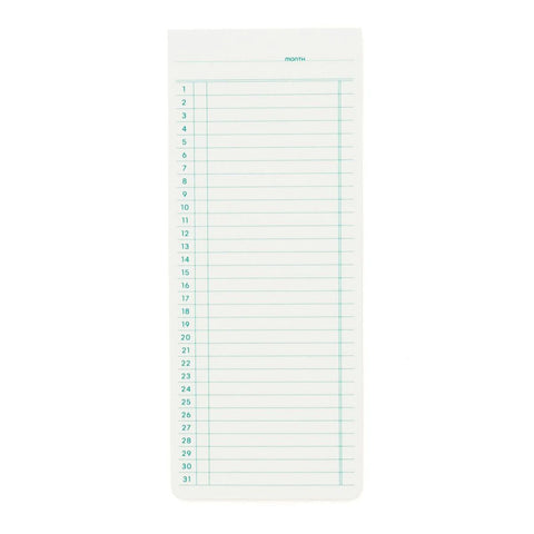 Sticky Memo Pad, Monthly