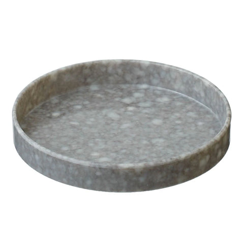Marble Circle Desk Trays