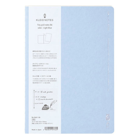 2mm Grid Notebooks, Light Colors