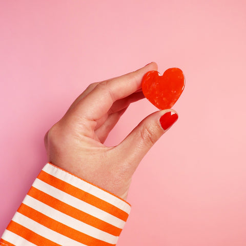 Heart Hair Claw