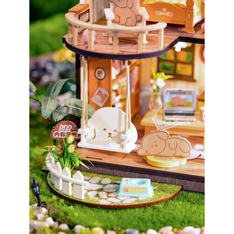 Puppy's Cozy Villa DIY Miniature Kit