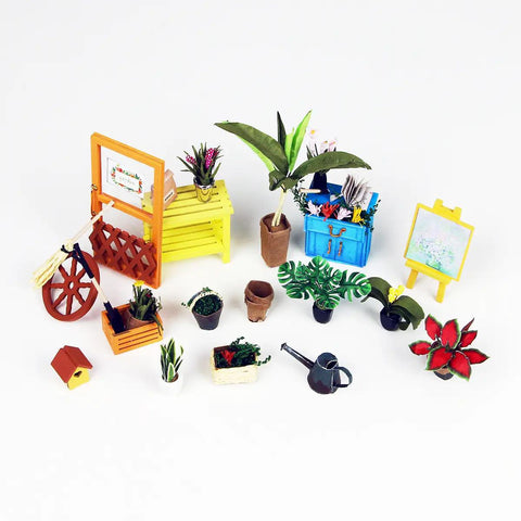 Cathy's Flower House DIY Miniature Kit