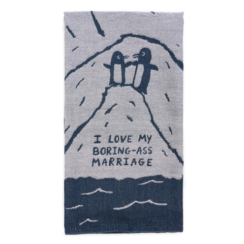 Boring-Ass Marriage Dish Towel