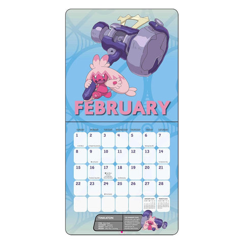 Pokémon 2026 Mini Wall Calendar