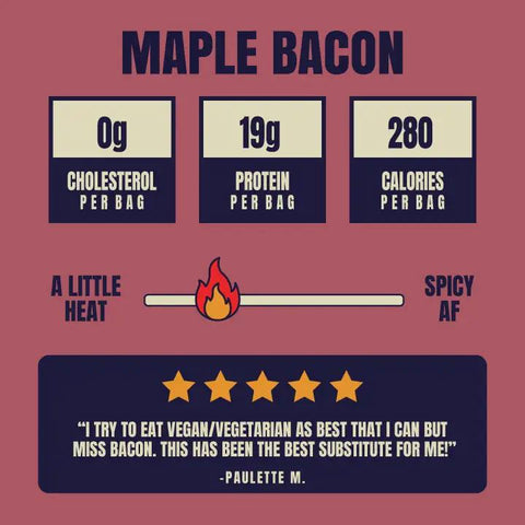 Vegan Maple Bacon Jerky