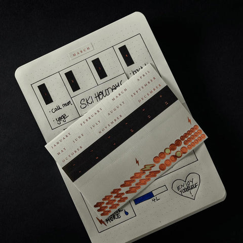 Bullet Journal Pocket, Pack of 3