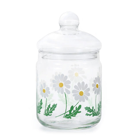 Retro Glass Jar, Wildflower