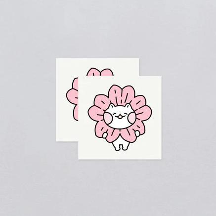 Sakura Kitten Tattoos
