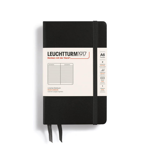 Hardcover Pocket Notebooks, Black