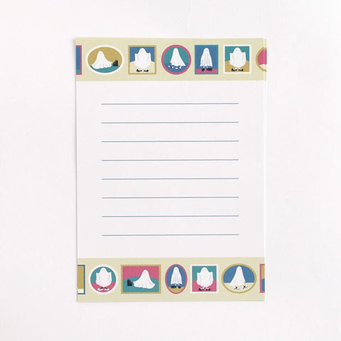 Ghost Wearing Shoes Frame Letter Set