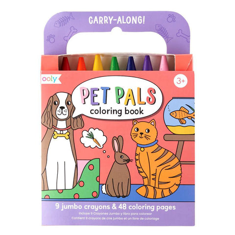 Pet Pals Carry Along! Coloring Book