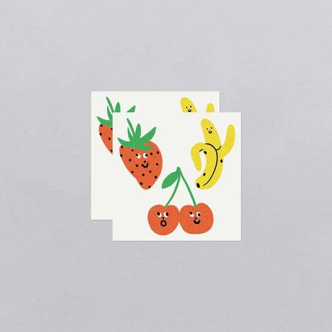 Fruit Faces Tattoos