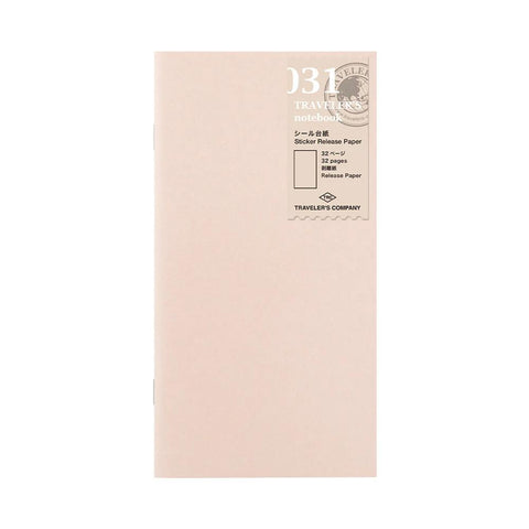 TRAVELER'S notebook, Regular Size, 031 - Sticker Release Paper