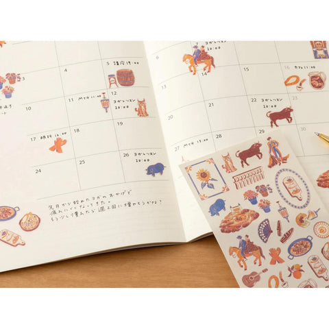 Spanish Motifs Sticker Sheet