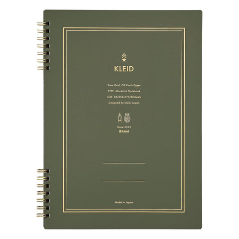 Marechal Ring Notebooks, 2mm Grid, Olive Drab