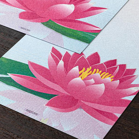 Water Lily Reflection Message Pad