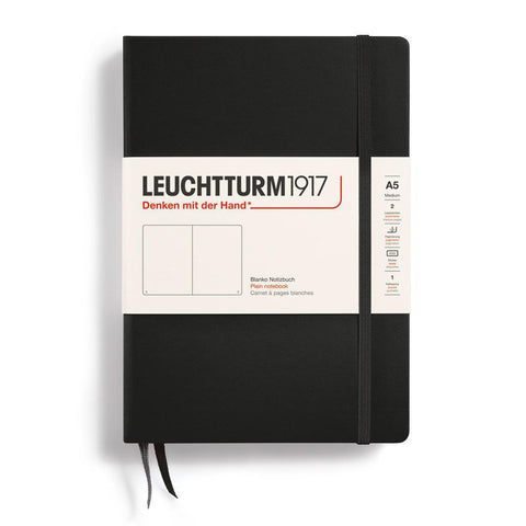Hardcover A5 Notebooks, Black