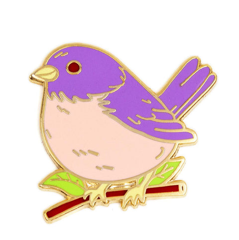 Pastel Sparrow Enamel Pin