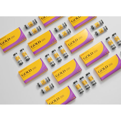 Kodak Gold 200 Color 120 Film, 5-Pack