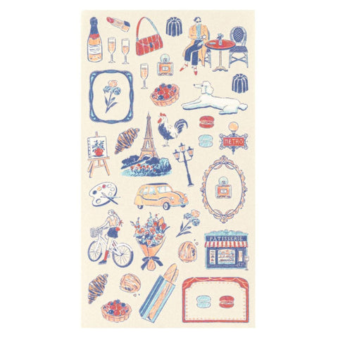 French Motifs Sticker Sheet