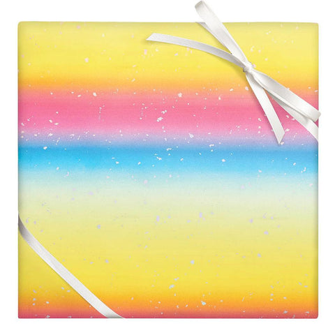 Ombré Rainbow Fleck Stone Wrapping Paper Roll