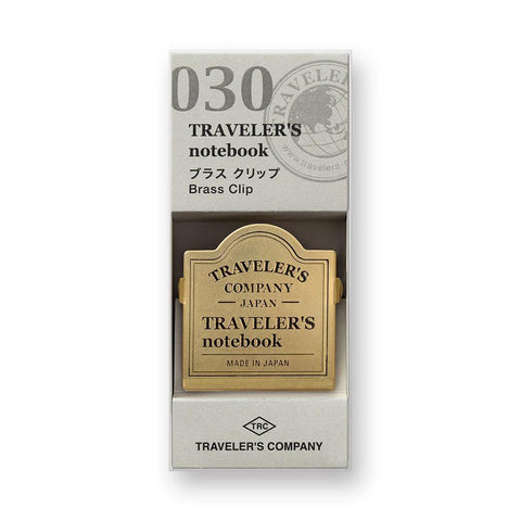TRAVELER'S notebook, 030 - BRASS Clip