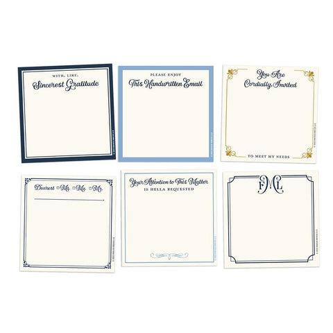 Formal Sticky Notes Packet