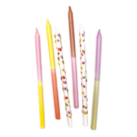 Sunrise Cake Candles, Set of 6