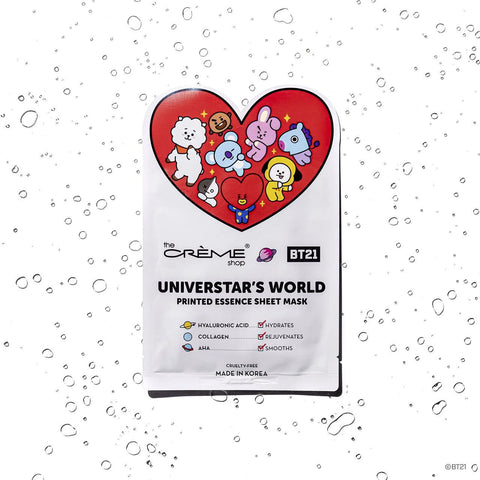 BT21 Universtars World Sheet Mask