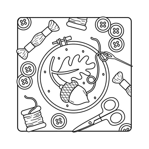 The Comfy Fall Coloring Book