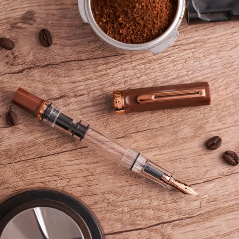TWSBI Eco Fountain Pen, Espresso + Bronze Trim
