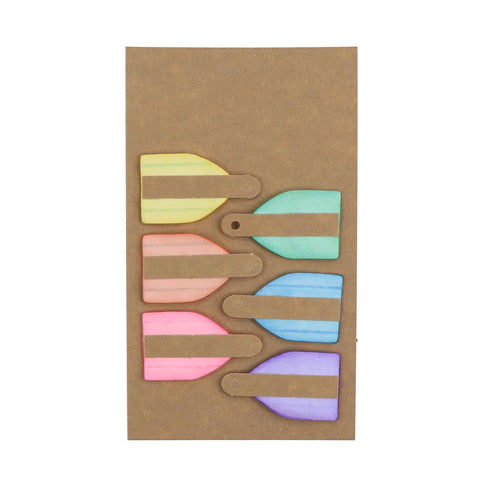 Mini Pastel Fans, Set of 6