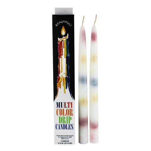 Multi-Color Drip Candles
