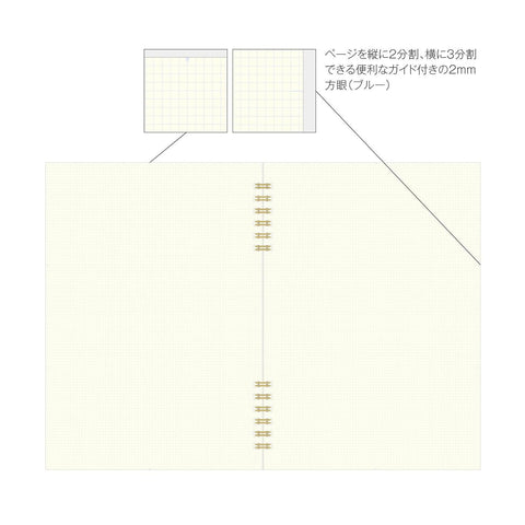 Marechal Ring Notebooks, 2mm Grid, Charcoal