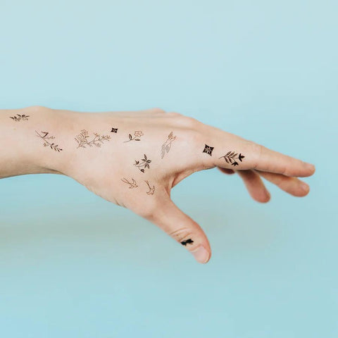 Tiny Nature Tattoo Sheets